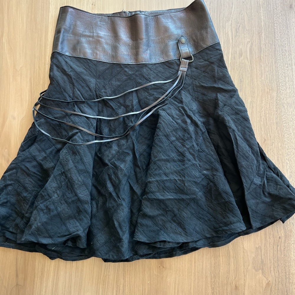 Mackage skirt with leather waist